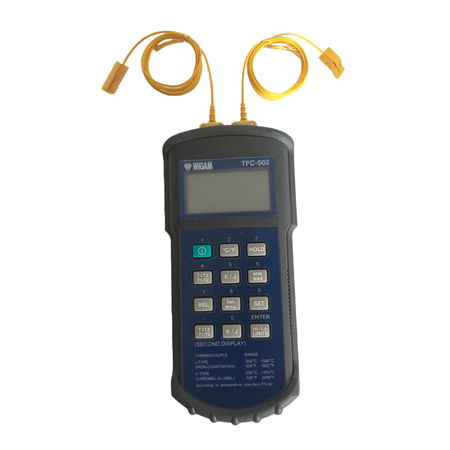 Digital termometer TFC-502, inkl. 2 K-element (09011021)